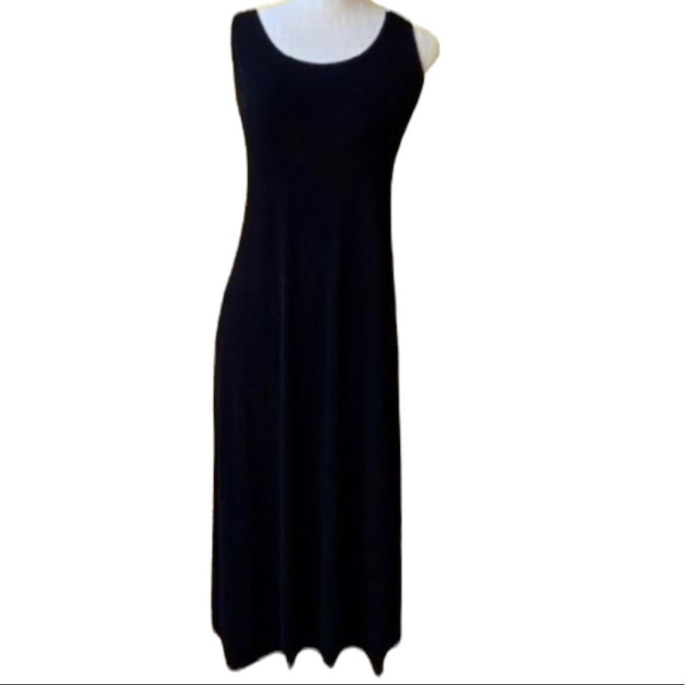 Midi black spandex dress size M.